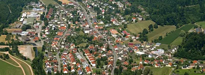 Kuhbach, Luftbild